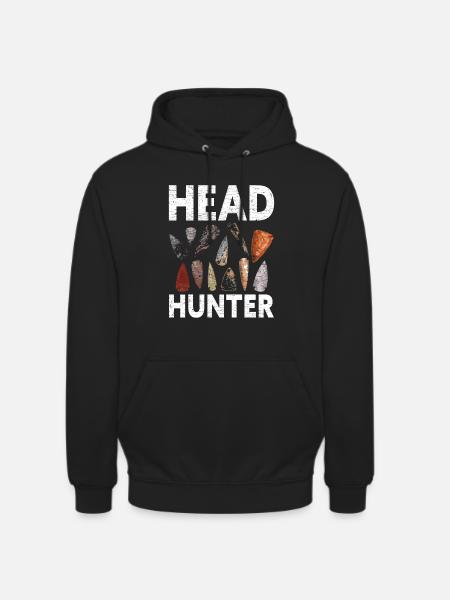 Pfeilspitze Arrowhead Hunter - Unisex Hoodie - Schwarz