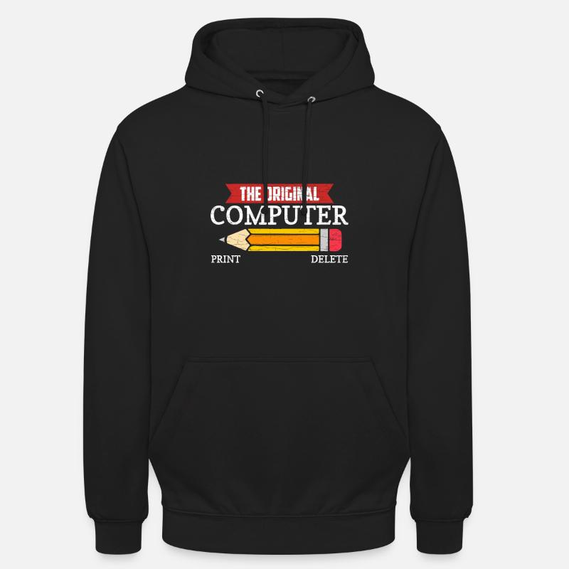Computer Nerd Programmierer Informatiker - Unisex Hoodie - Schwarz