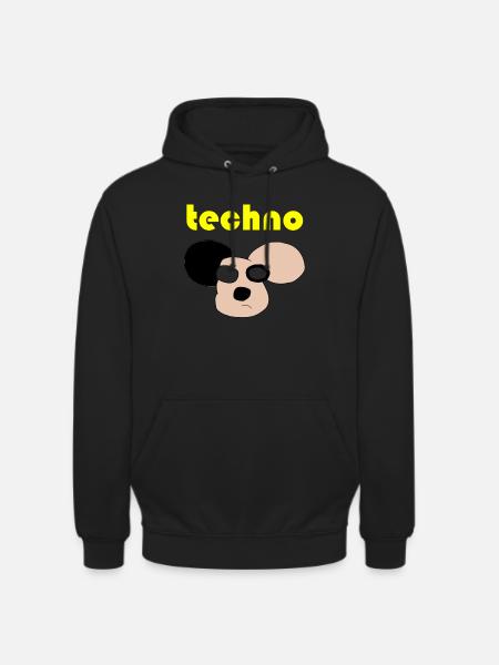 techno bär - Unisex Hoodie - Schwarz