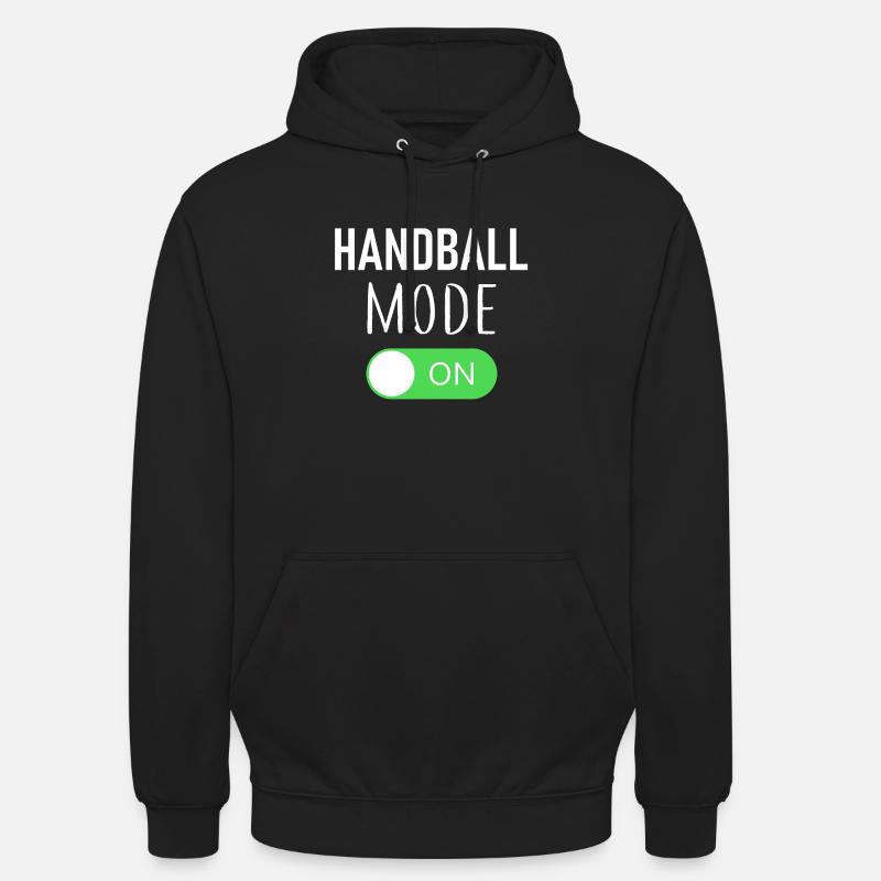 Mode Handball activé - Sweat-shirt à capuche unisexe - noir
