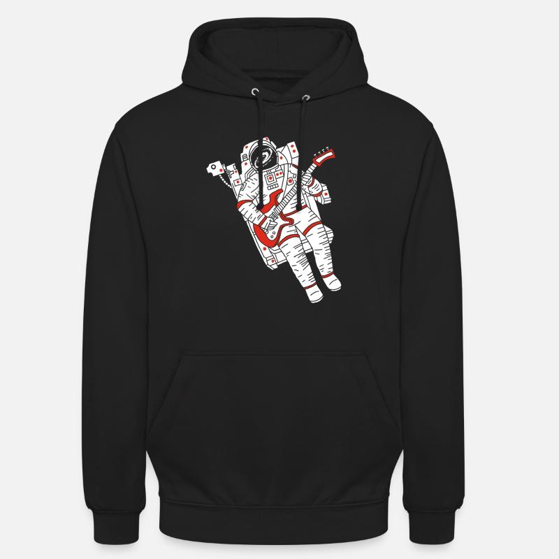 Astronautengitarrist - Unisex Hoodie - Schwarz