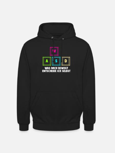 Gaming Computer Gamer Gaming Gamer - Unisex Hoodie - black