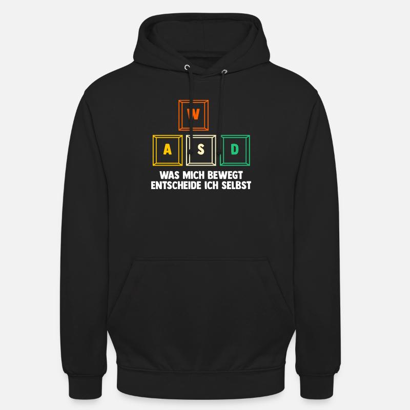 Spill, dataspiller, spiller - Unisex-hettegenser - svart