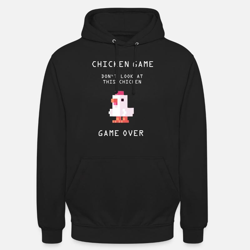 Chicken Game - Sweat-shirt à capuche unisexe - noir