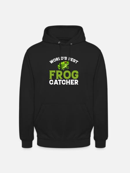 Weltbester Froschfänger - Frosch - Unisex Hoodie - Schwarz