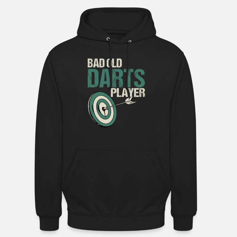 Bad Old Darts Player - Darts - Sweat-shirt à capuche unisexe - noir