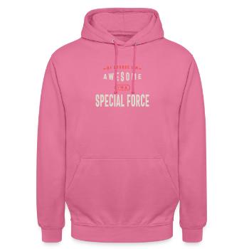 Special Force Job Beruf Geburtstagsarbeiter - Unisex Hoodie - Pink - Vorne - Alina (178cm) & Michal (187cm)