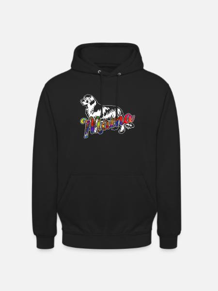 Newfoundland Dog Newfoundland Dog Mama - Unisex Hoodie - black