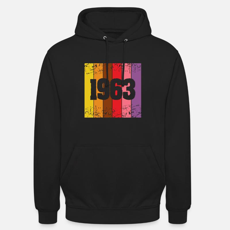 431 - Sweat-shirt à capuche unisexe - noir