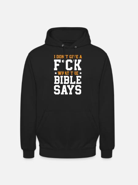 Agnosticisme Ateisme Anti-Religion Agnostisk Djævel - Hættetrøje unisex - sort