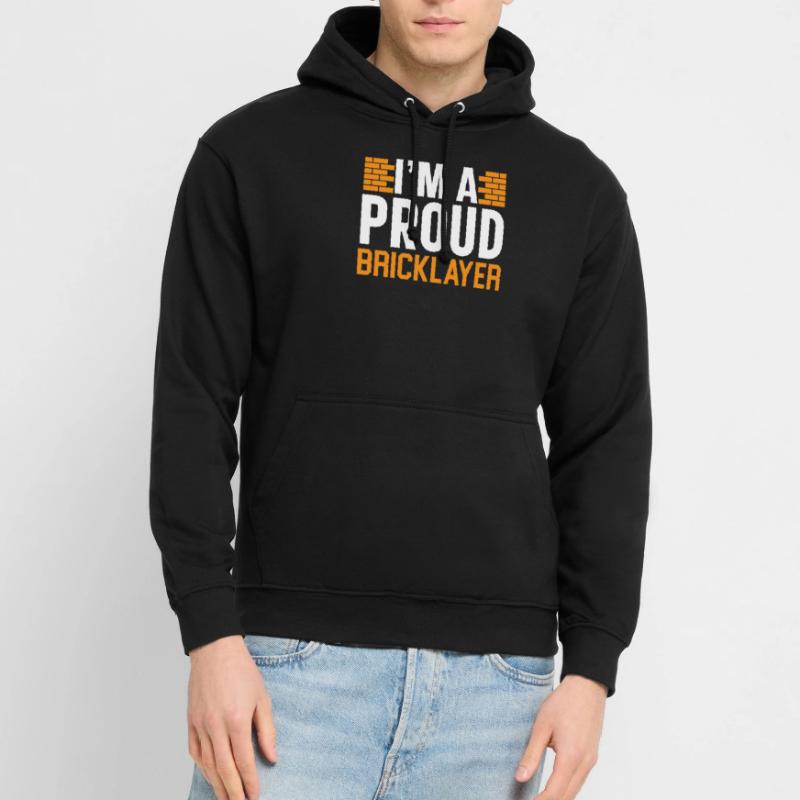 Brickie Bricks Construction Worker Bricklayer Unisex Hoodie