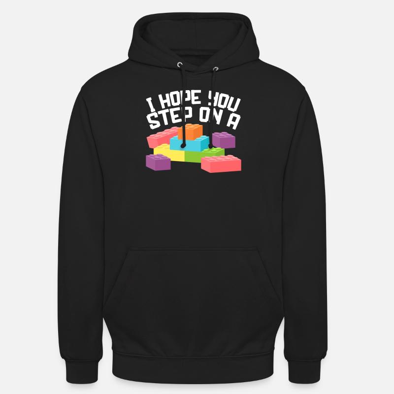 Master Builder Briques Blocs Jouer Jouets - Sweat-shirt à capuche unisexe - noir