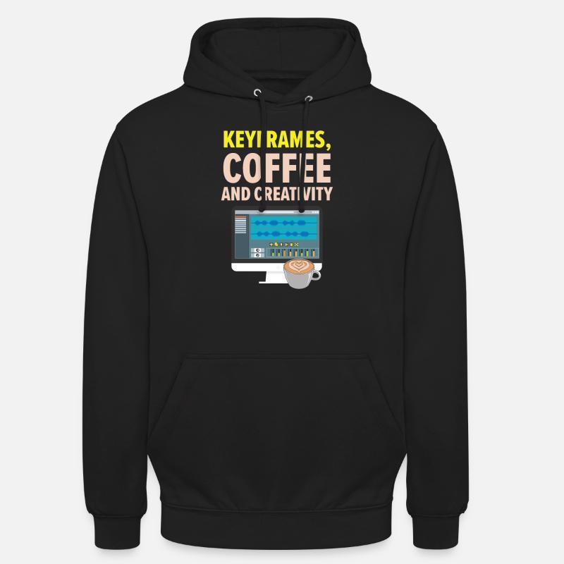 3d Animator Animate Key Frames Rendering Animation Sweat-shirt à capuche unisexe