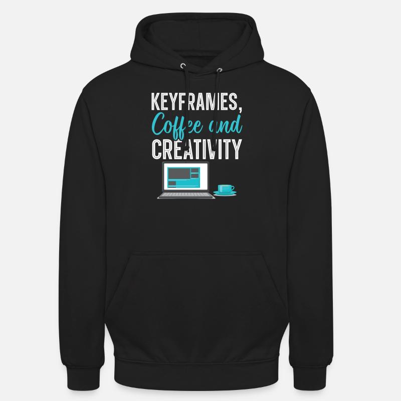 3d Animator Animate Key Frames Rendering Animation Sweat-shirt à capuche unisexe