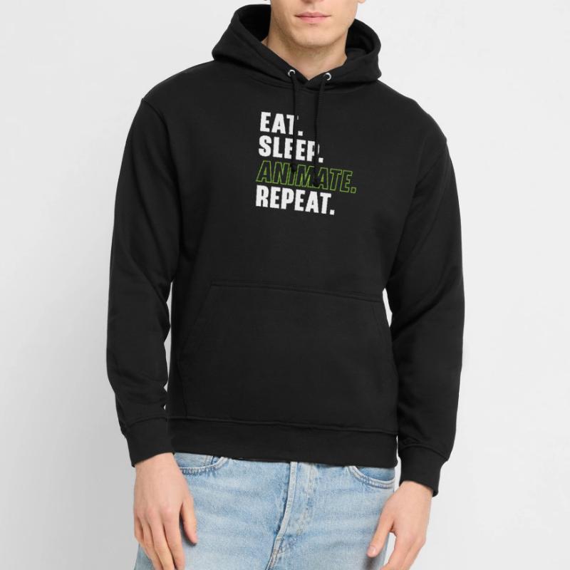 3d Animator Animate Key Frames Rendering Animation Sweat-shirt à capuche unisexe