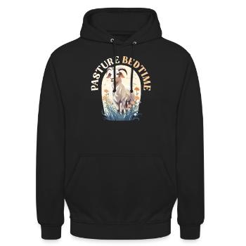 Goat Lover Kid Ranch Wool Farm Animal Farming - Unisex Hoodie - black - Front - Alina (178cm) & Michal (187cm)