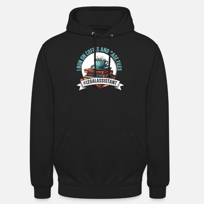Juristischer Assistent Jurastudent Beruf Rechtsanwaltsfachangestellte - Unisex Hoodie - Schwarz