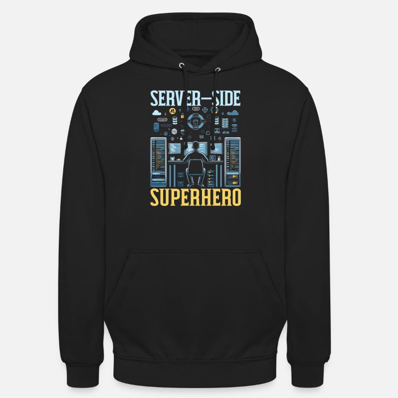 Backend-Entwickler Programmierung Softwareprogrammierer - Unisex Hoodie - Schwarz