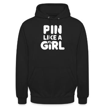 Mädchen Wrestling Wrestling Grappling Wrestler Mädchen - Unisex Hoodie - Schwarz - Vorne - Alina (178cm) & Michal (187cm)