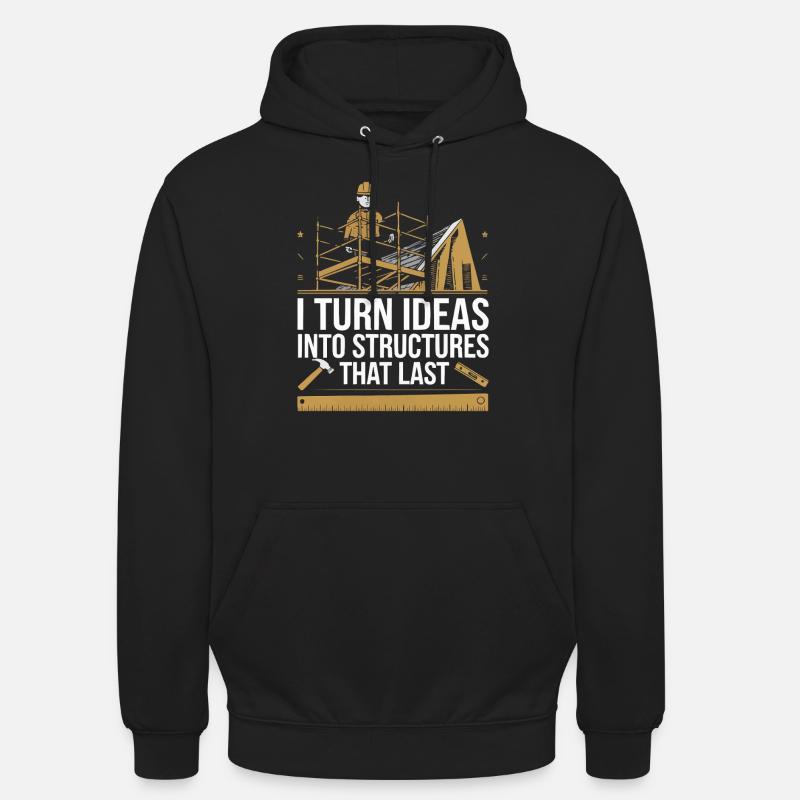 Tragwerksplaner Beruf Tragwerksplanung - Unisex Hoodie - Schwarz