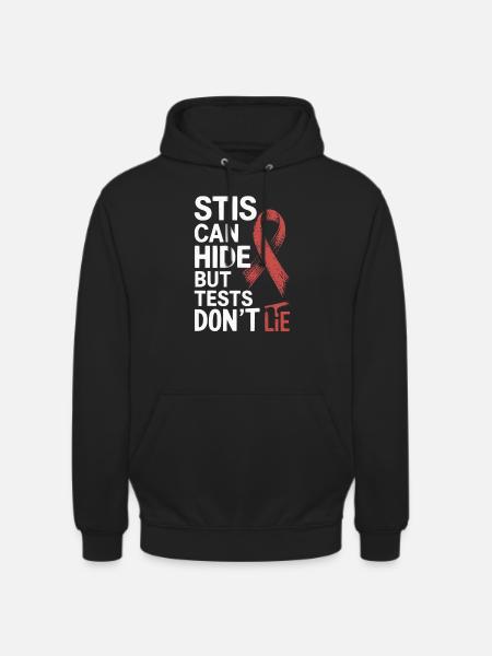 STI Awareness Sexually Transmitted Infections - Unisex Hoodie - black
