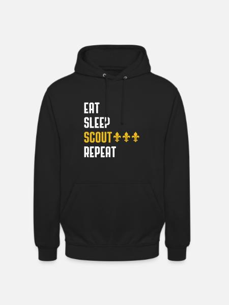 Idée de cadeau de scoutisme - Sweat-shirt à capuche unisexe - noir