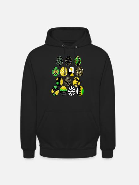 Ostereier - Unisex Hoodie - Schwarz