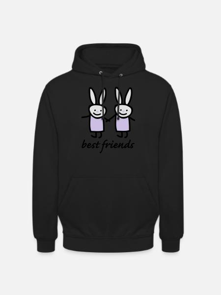 best friends - Unisex Hoodie - black