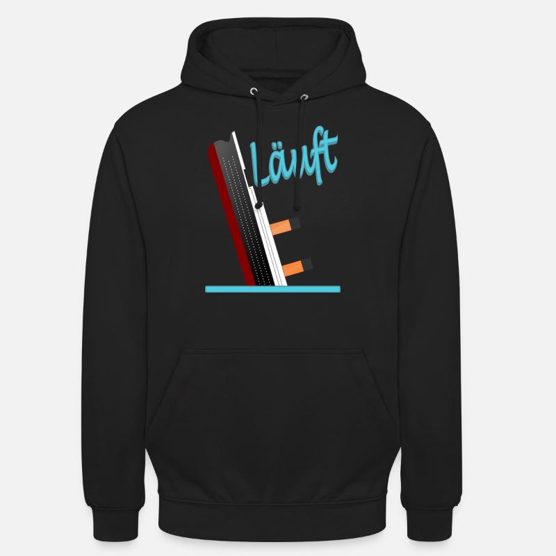 Läuft-Titanic-Version 1 - Unisex Hoodie - Schwarz