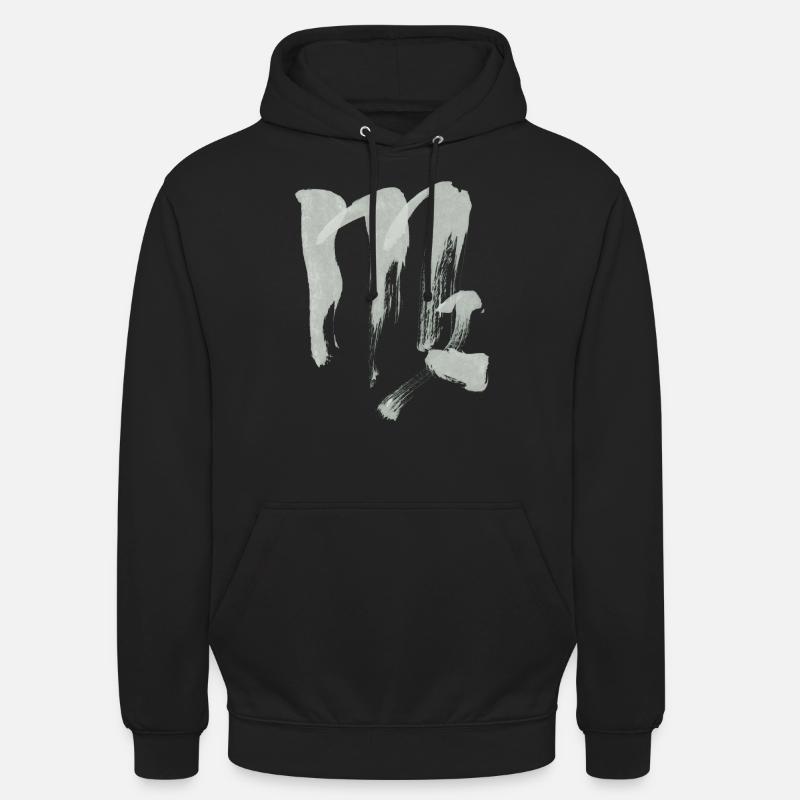 Sternzeichen Jungfrau - Unisex Hoodie - Schwarz