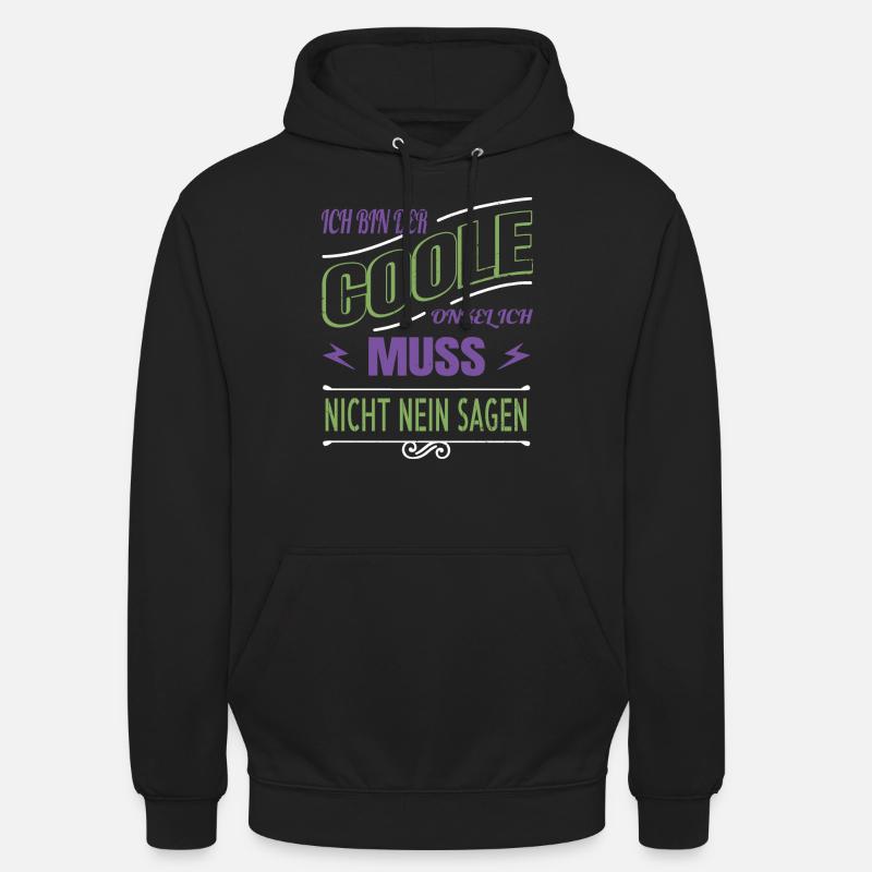Dictons sympas Cool Oncle Trait - Sweat-shirt à capuche unisexe - noir