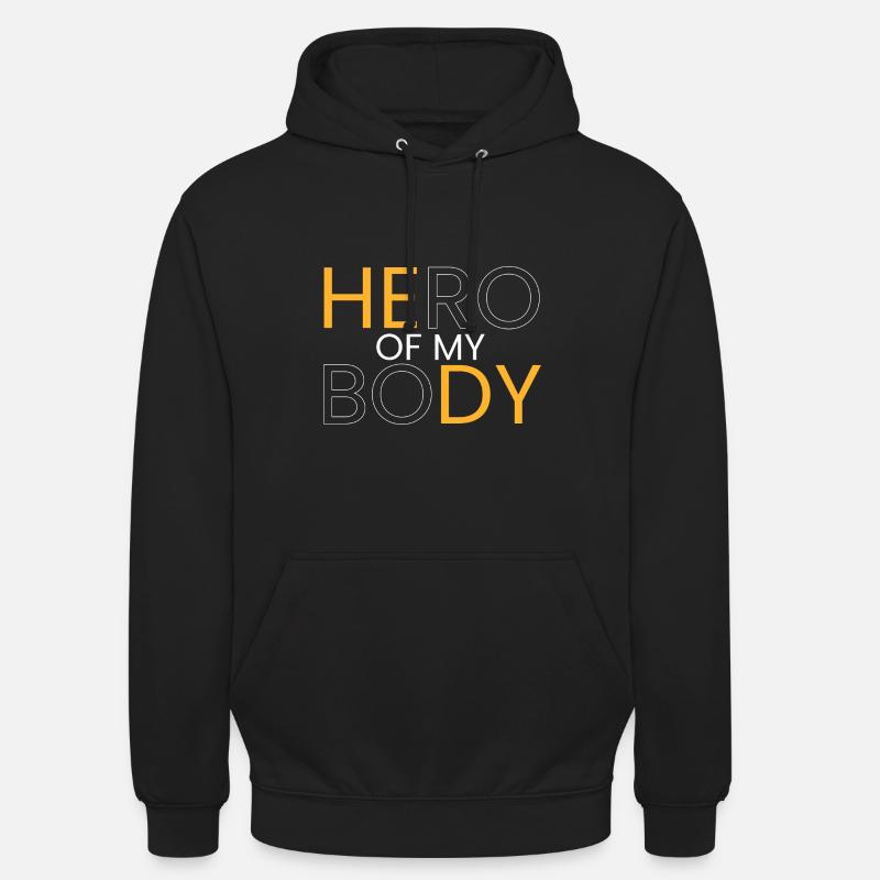 Held meines Körpers - Unisex Hoodie - Schwarz