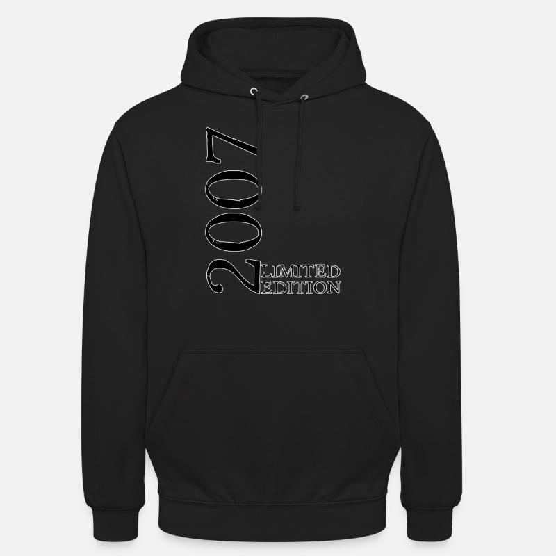 2007 Édition limitée - Sweat-shirt à capuche unisexe - noir
