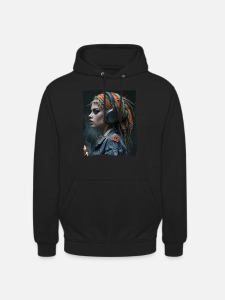 Music is my life - Unisex Hoodie - black