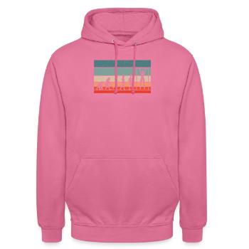 Calisthenics Evolution Fitness Workout Übung - Unisex Hoodie - Pink - Vorne - Alina (178cm) & Michal (187cm)