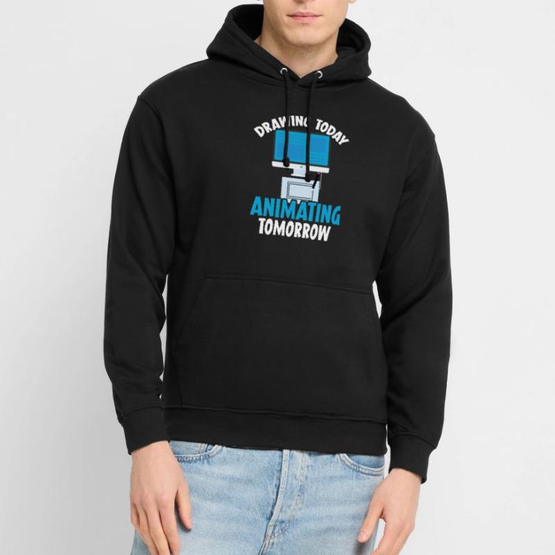 3d Animator Animate Key Frames Rendering Animation Sweat-shirt à capuche unisexe