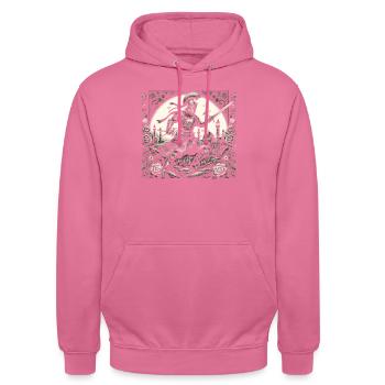 Persischer Unsterblicher Achämenidenreich Persischer Krieger - Unisex Hoodie - Pink - Vorne - Alina (178cm) & Michal (187cm)