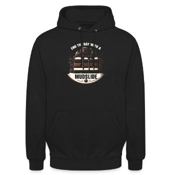 Schlammlawine Liebhaber Cocktail Getränk Essen Liebhaber Alkoholisch - Unisex Hoodie - Schwarz - Vorne - Alina (178cm) & Michal (187cm)