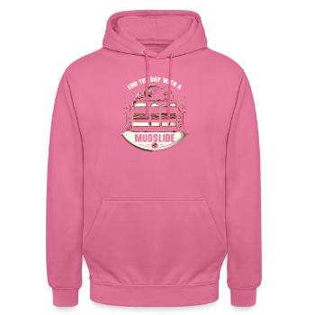 Schlammlawine Liebhaber Cocktail Getränk Essen Liebhaber Alkoholisch - Unisex Hoodie - Pink - Vorne - Alina (178cm) & Michal (187cm)