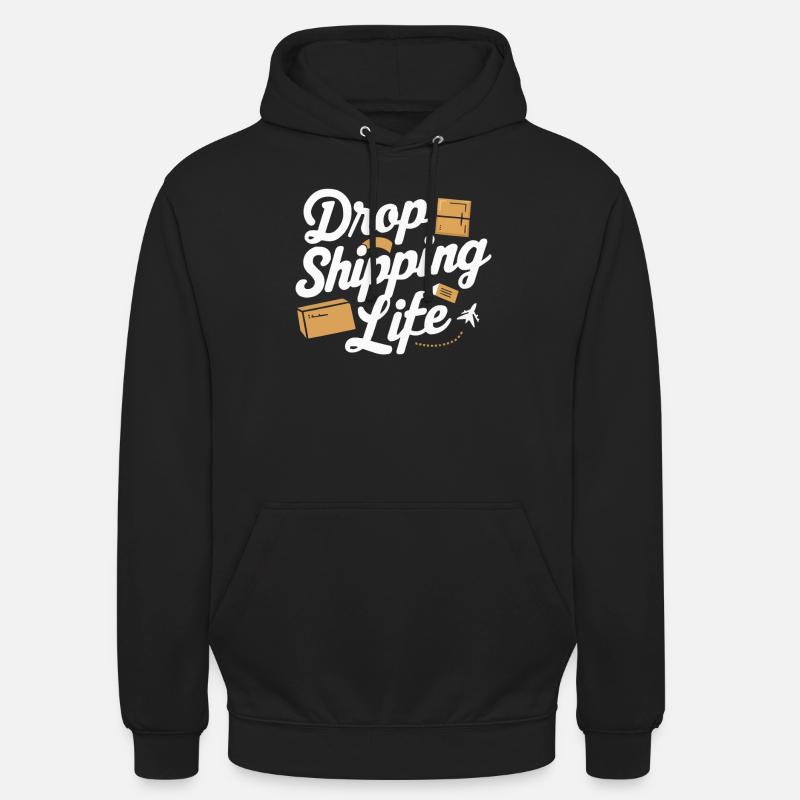 Dropshipping-Geschäft E-Commerce-Unternehmer - Unisex Hoodie - Schwarz