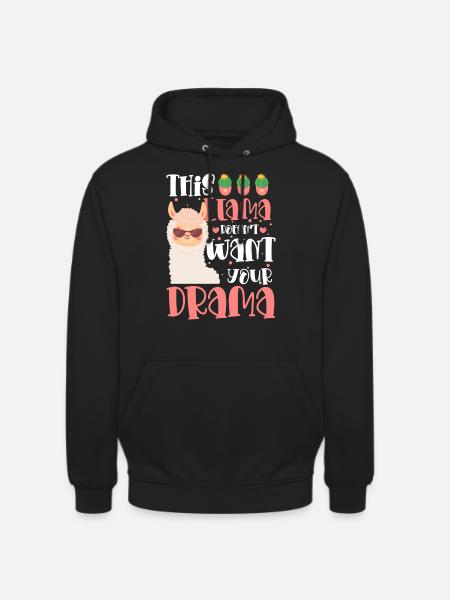 Camel Fluffy Drama Breeder - Unisex Hoodie - black
