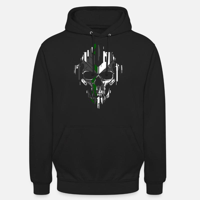 Techno Skull - Unisex Hoodie - Schwarz