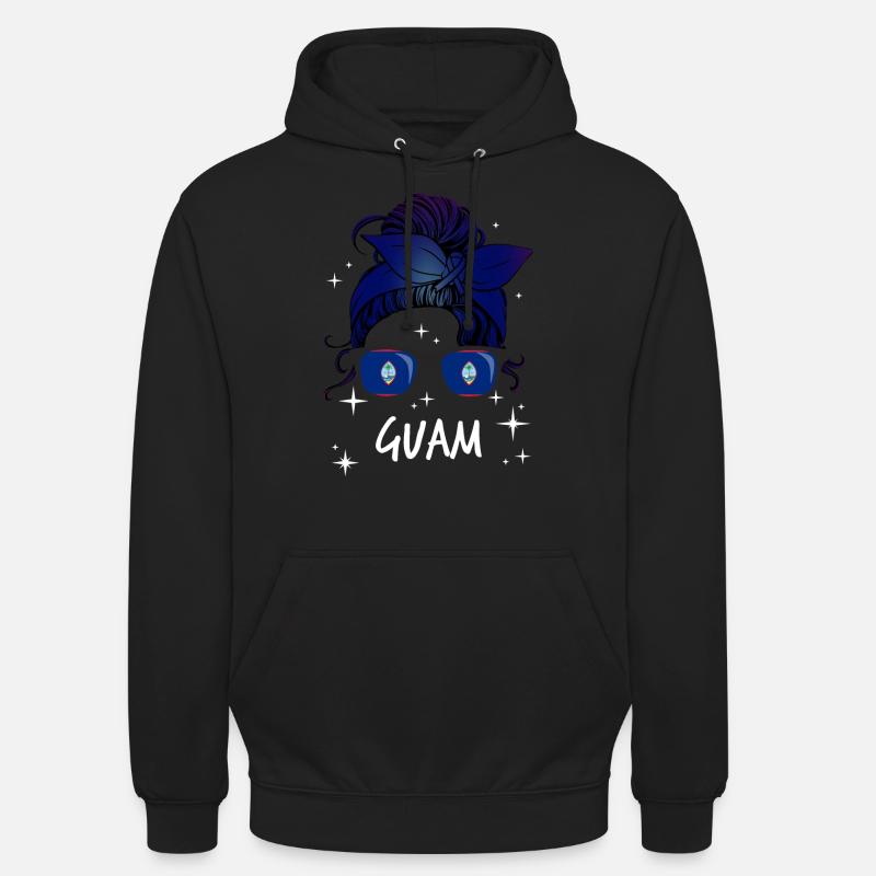 Guam - Sweat-shirt à capuche unisexe - noir