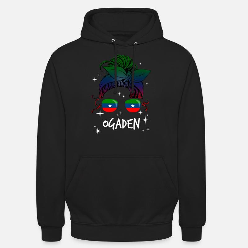 Ogaden - Sweat-shirt à capuche unisexe - noir