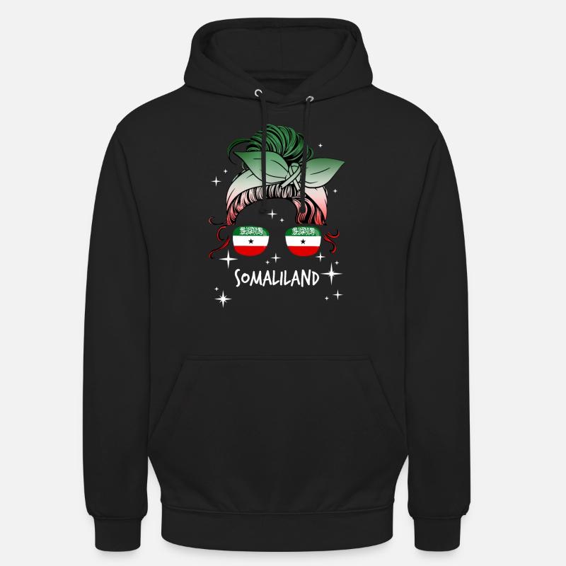Somaliland - Sweat-shirt à capuche unisexe - noir