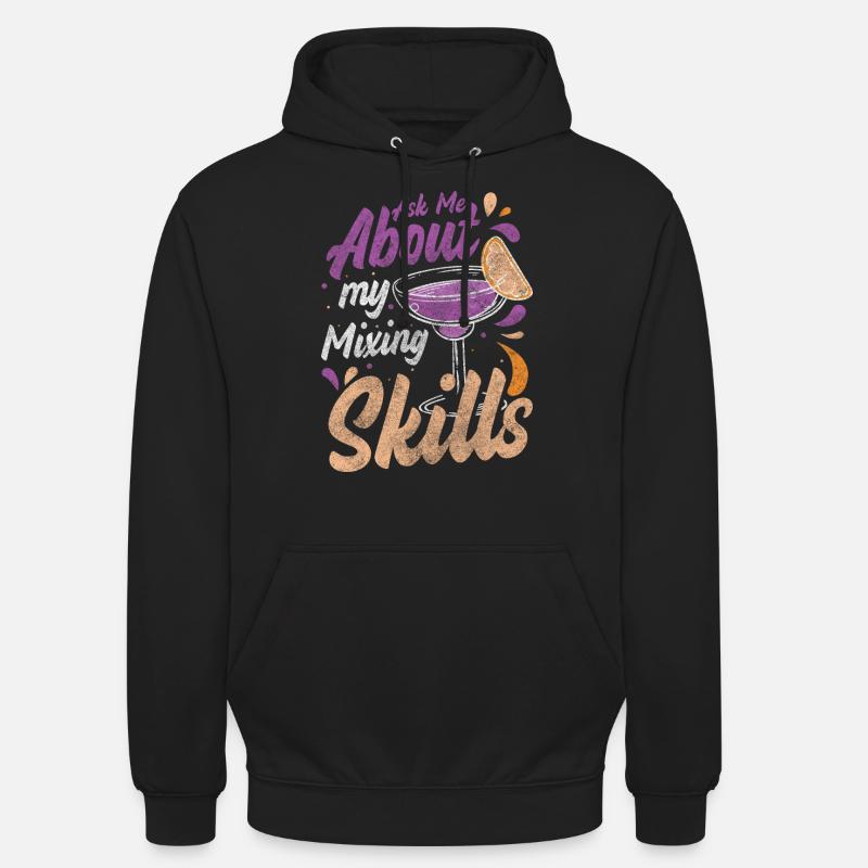 Boire un mélangeur d’alcool - Sweat-shirt à capuche unisexe - noir
