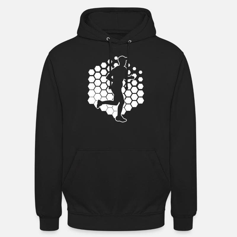 Jogging Jogging Marathon Coureur - Sweat-shirt à capuche unisexe - noir