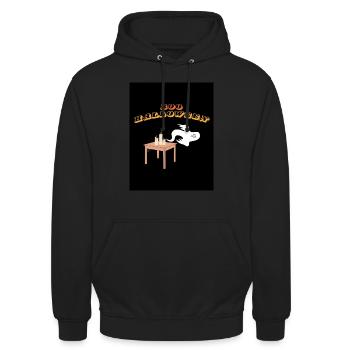 Unisex Hoodie Halloween - Unisex Hoodie - Schwarz - Vorne - Alina (178cm) & Michal (187cm)