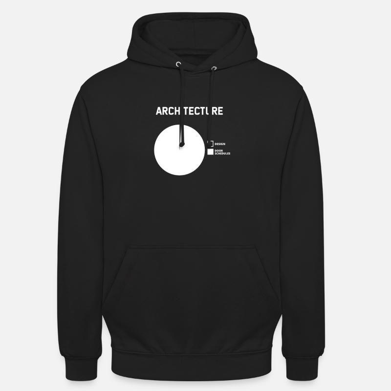 Architect Architecture Civil Engineer Architecture - Unisex Hoodie - black