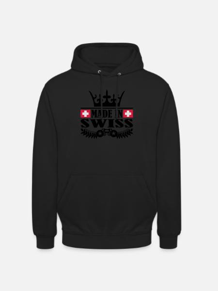 made_in_swiss_3 - Unisex Hoodie - black
